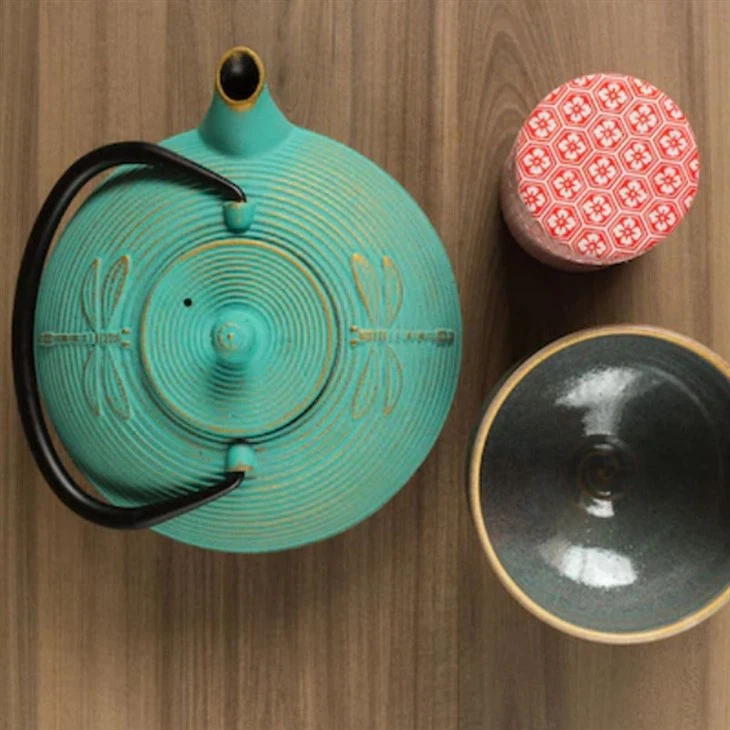 Fancy Cast Iron Teapot